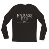 Badass Dad svart långärmad t-shirt 5524