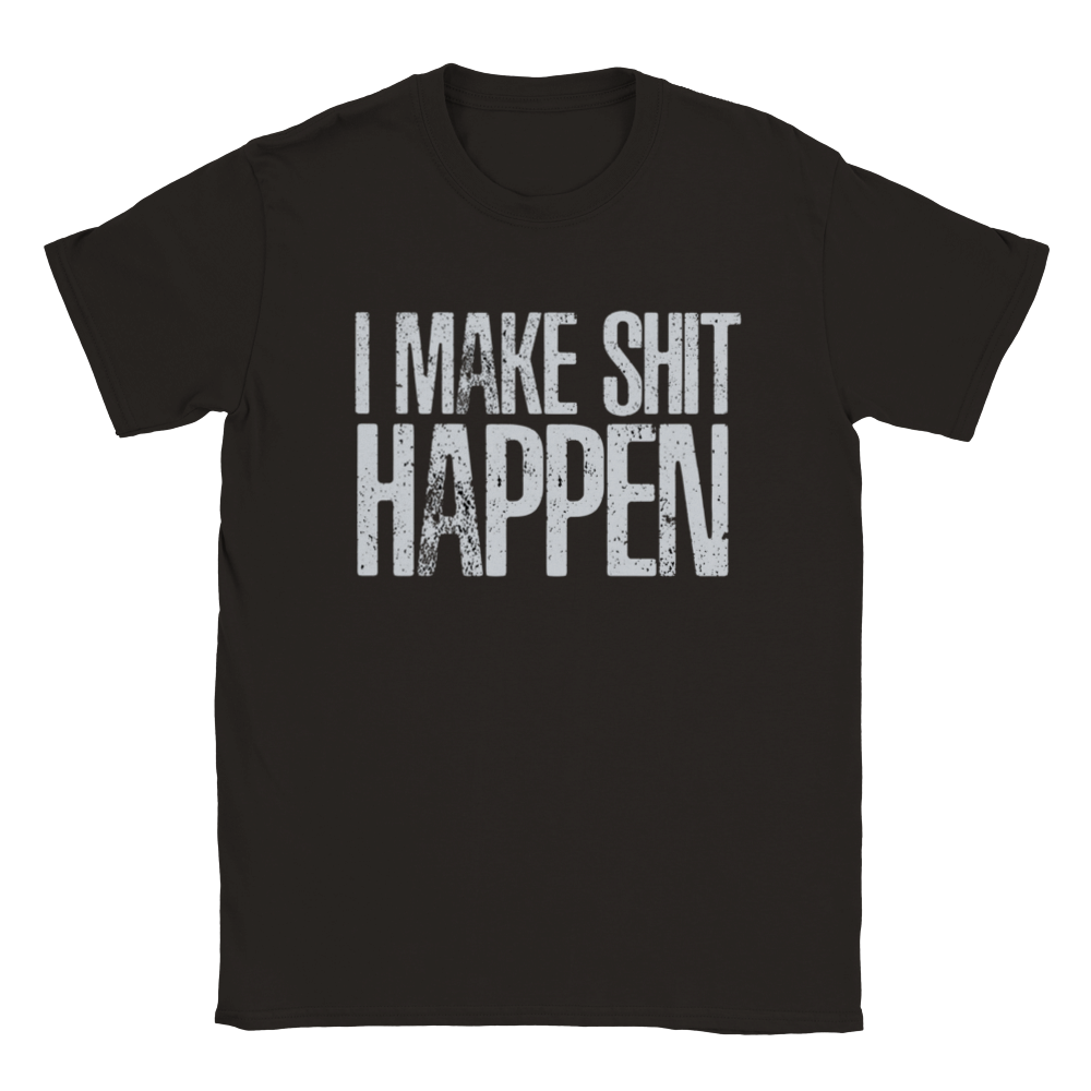 Shit happen rundhalsad t-shirt 5552