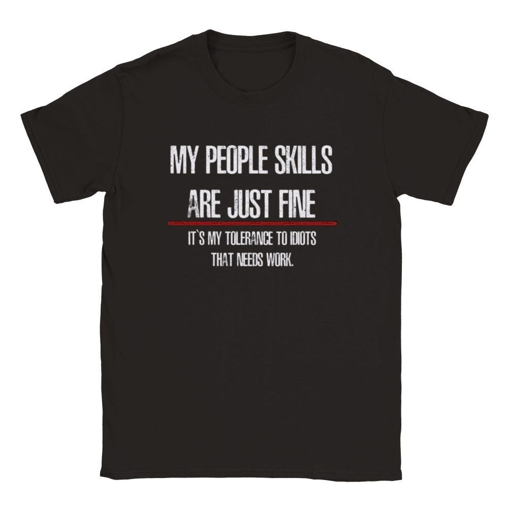 People skills t-shirt 5550