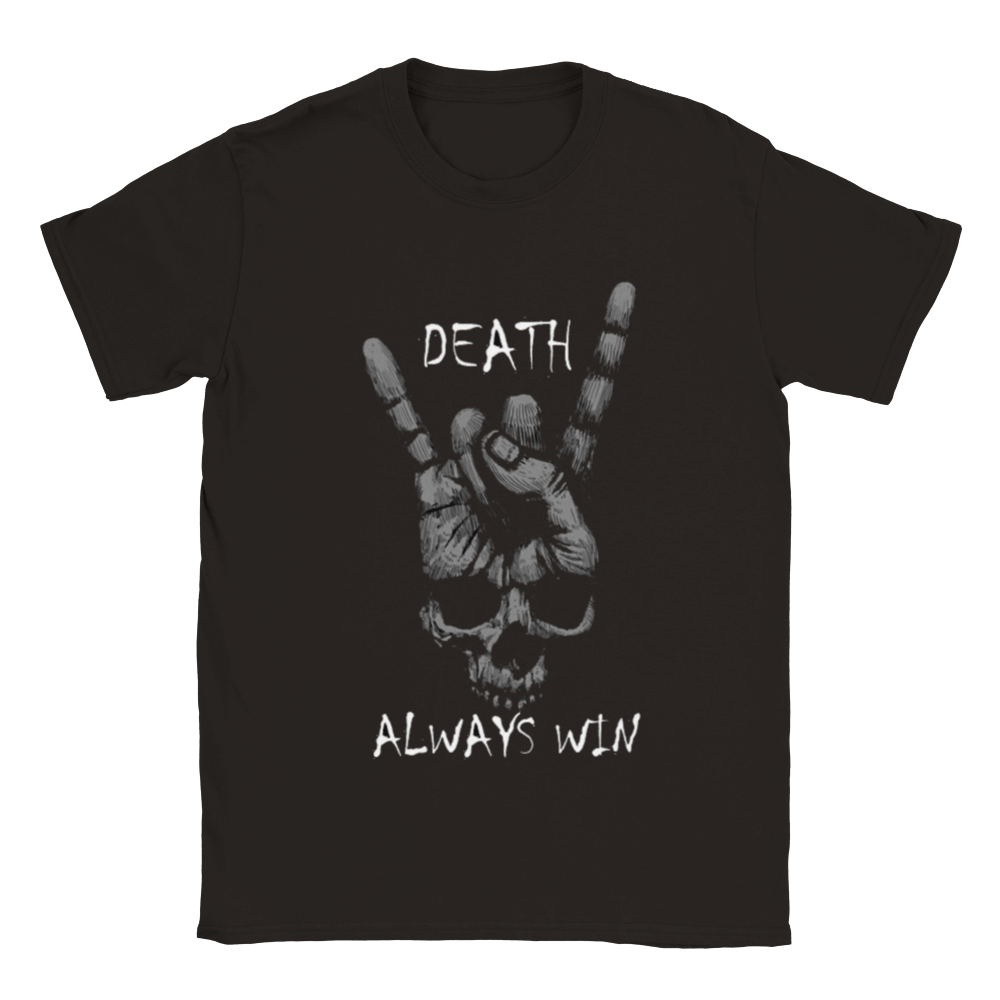 Death win rundhalsad t-shirt 5191