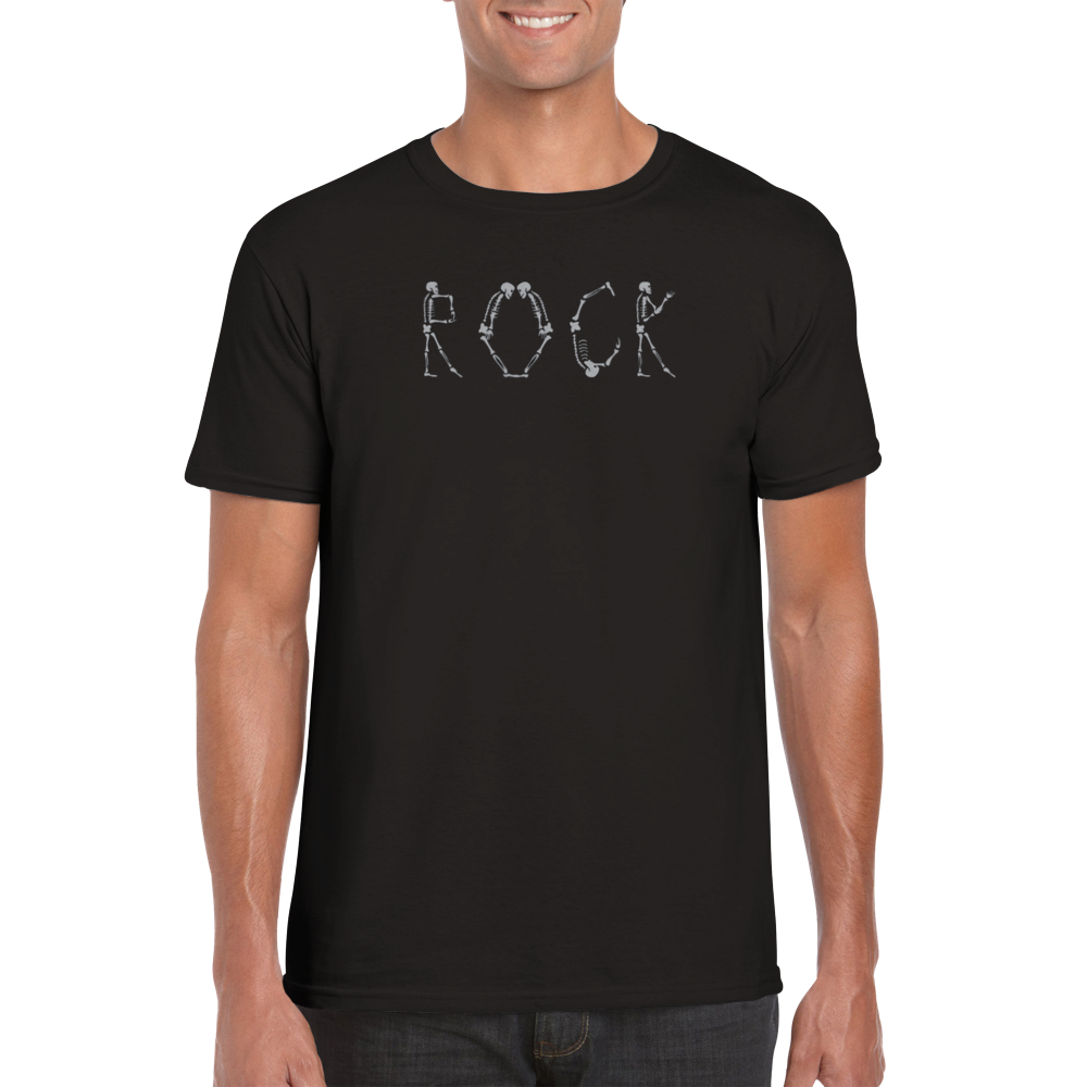 Bone Rock rundhalsad t-shirt 5596