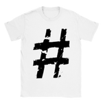 Hashtag  rundhalsad t-shirt 5538