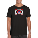 Captain dad t-shirt 5674