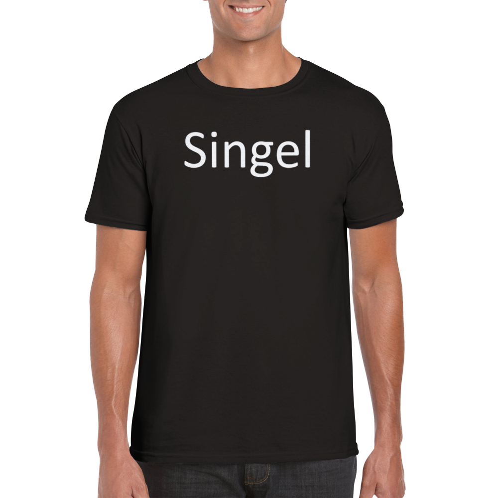 Singel rundhalsad t-shirt 5042