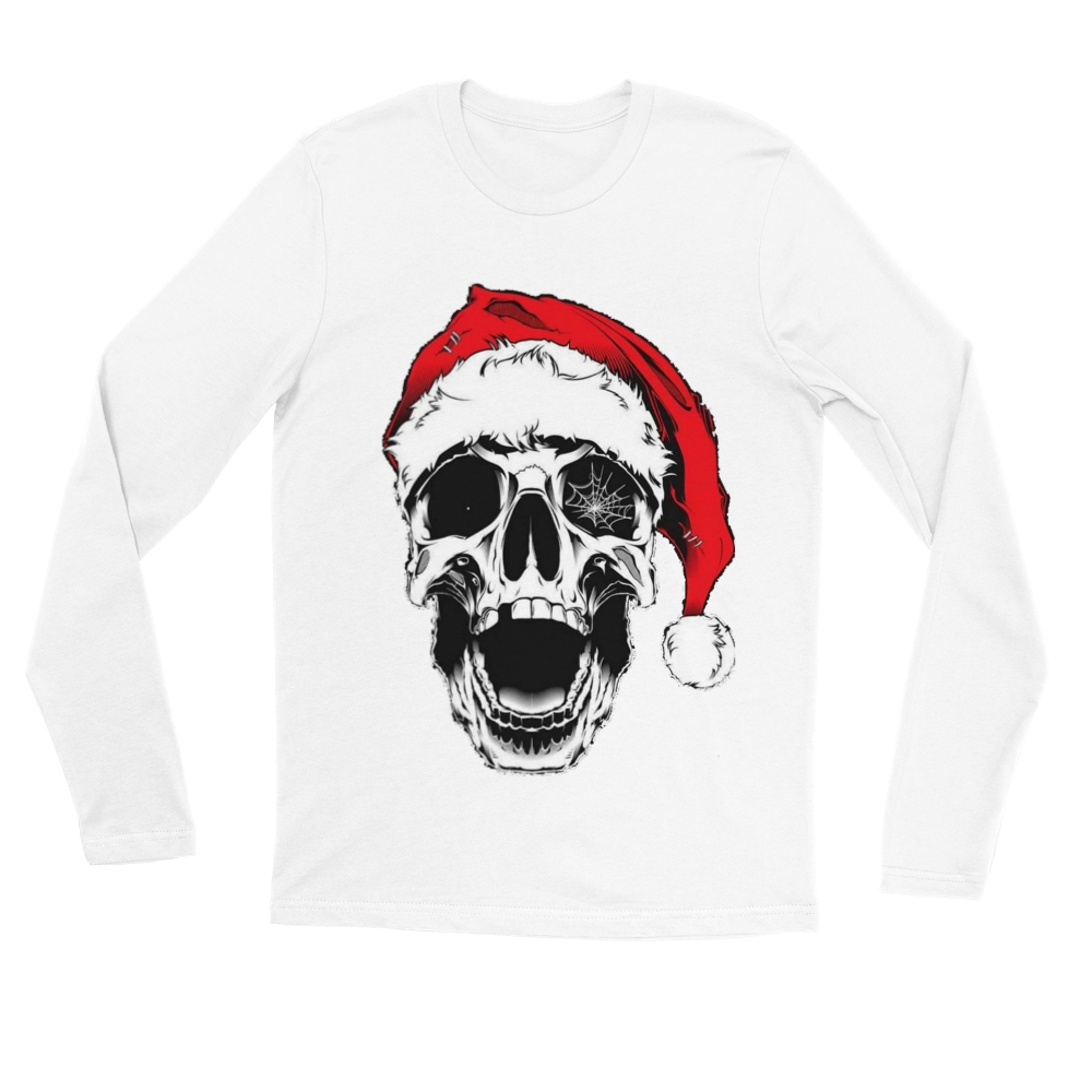 Santas skull långärmad t-shirt 5610