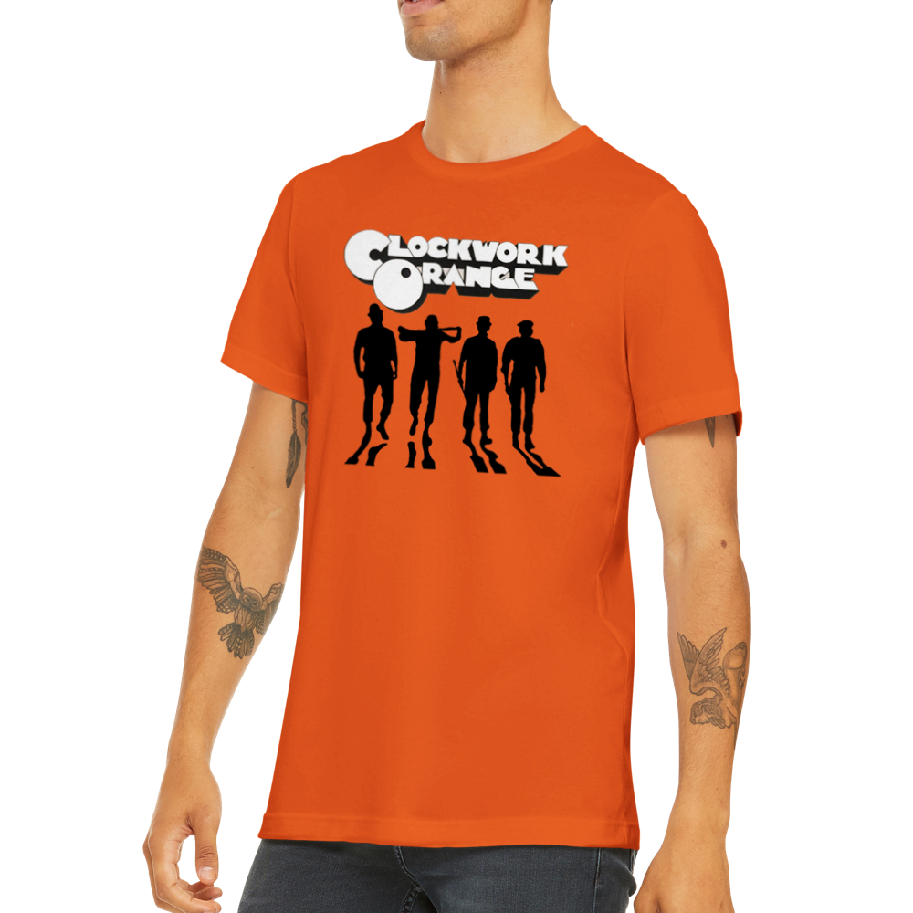 C Orange rundhalsad t-shirt 5226