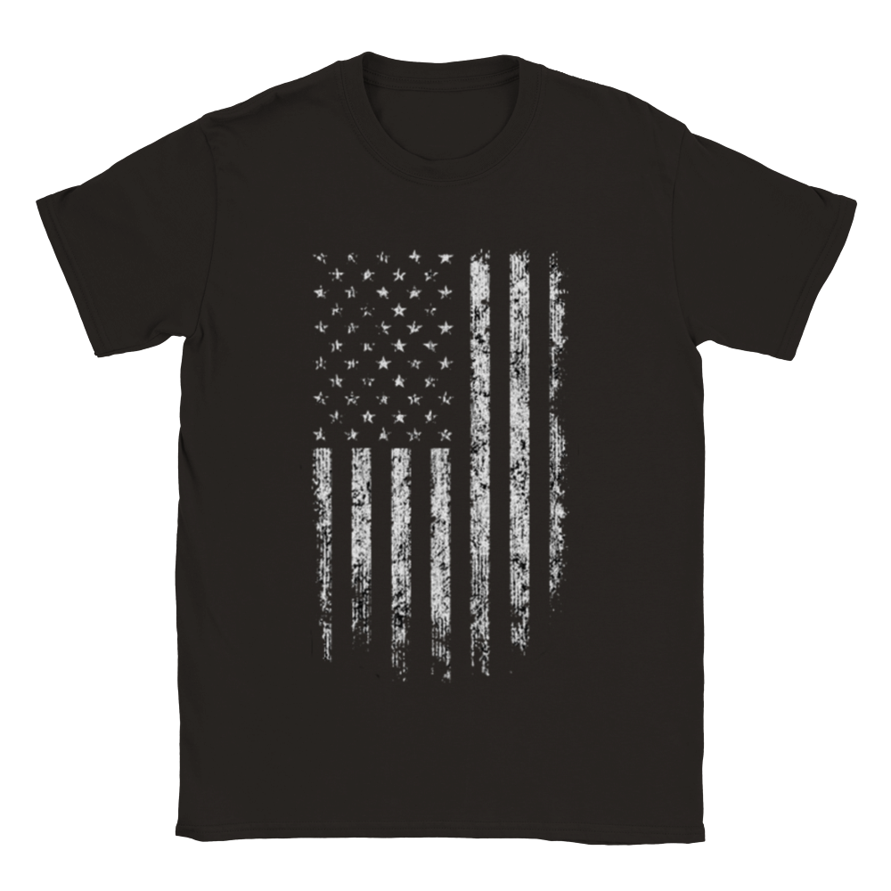 Stars and stripes gray t-shirt 5136