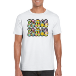 Peace rundhalsad t-shirt 5203