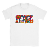 Peace rundhalsad t-shirt 5210