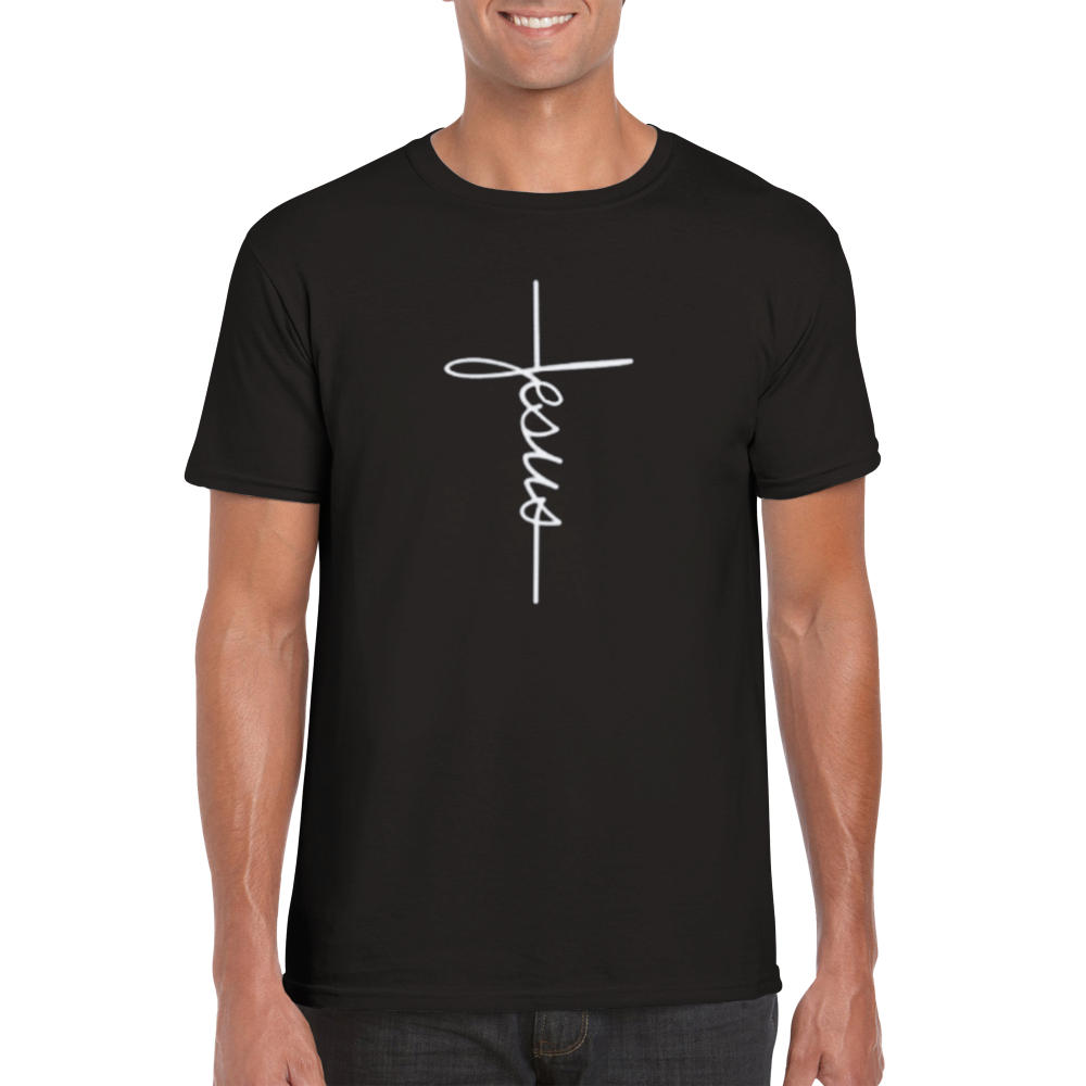 Jesuscross rundhalsad t-shirt 5056