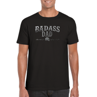 Badass dad svart  t-shirt 5038