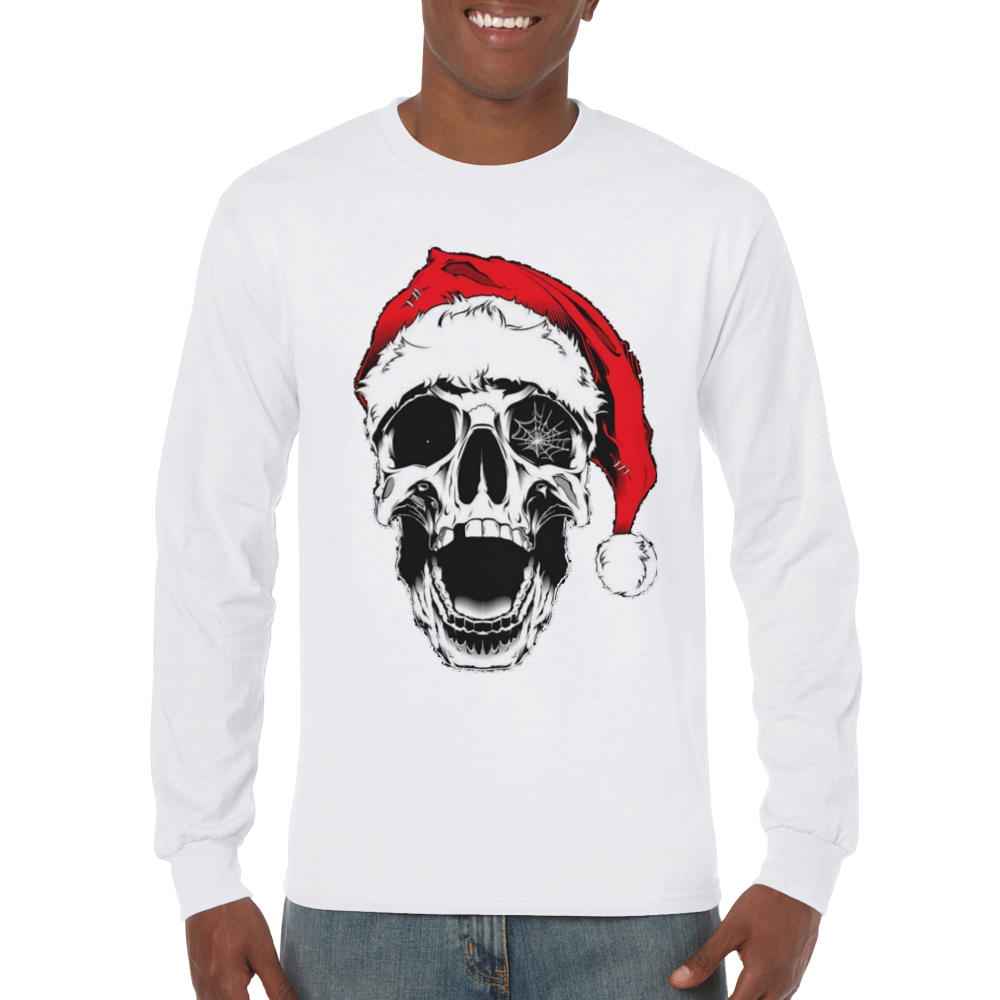 Santas skull långärmad t-shirt 5610