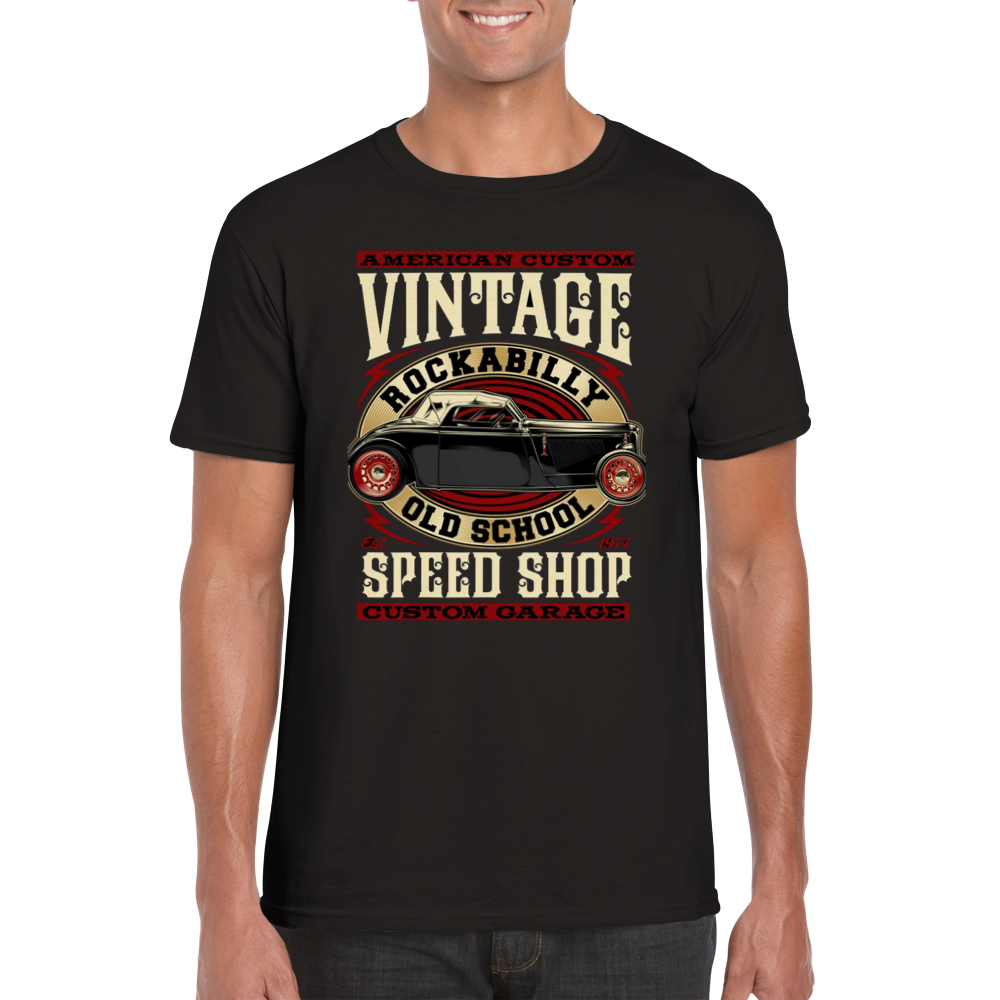 Speed Shop rundhalsad t-shirt 5362