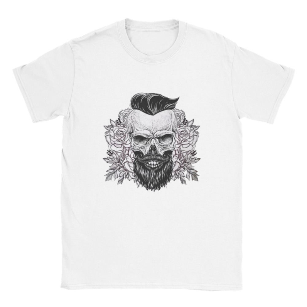 Bearded skull  t-shirt 5058