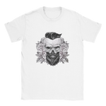 Bearded skull  t-shirt 5058