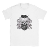 Bearded skull  t-shirt 5058