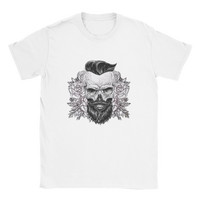 Bearded skull  t-shirt 5058
