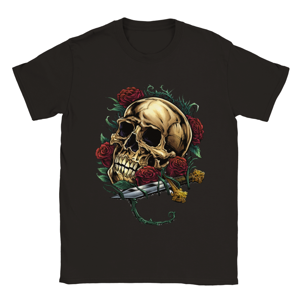 Skull & roses t-shirt 5200