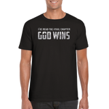 God Wins rundhalsad t-shirt 5486