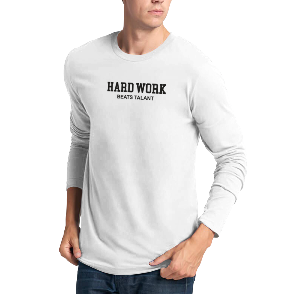 Hårdt arbejde langærmet t-shirt 5521