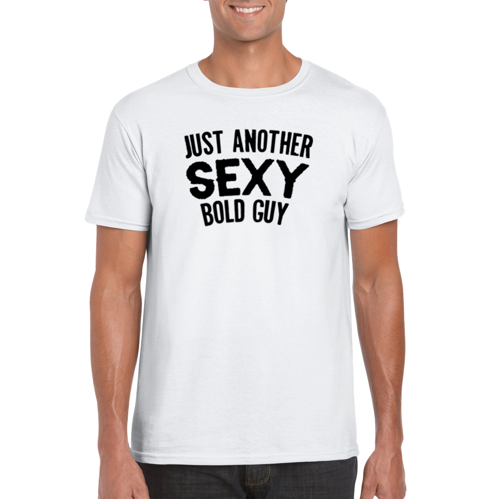 Sexy Bold vit rundhalsad t-shirt 5372