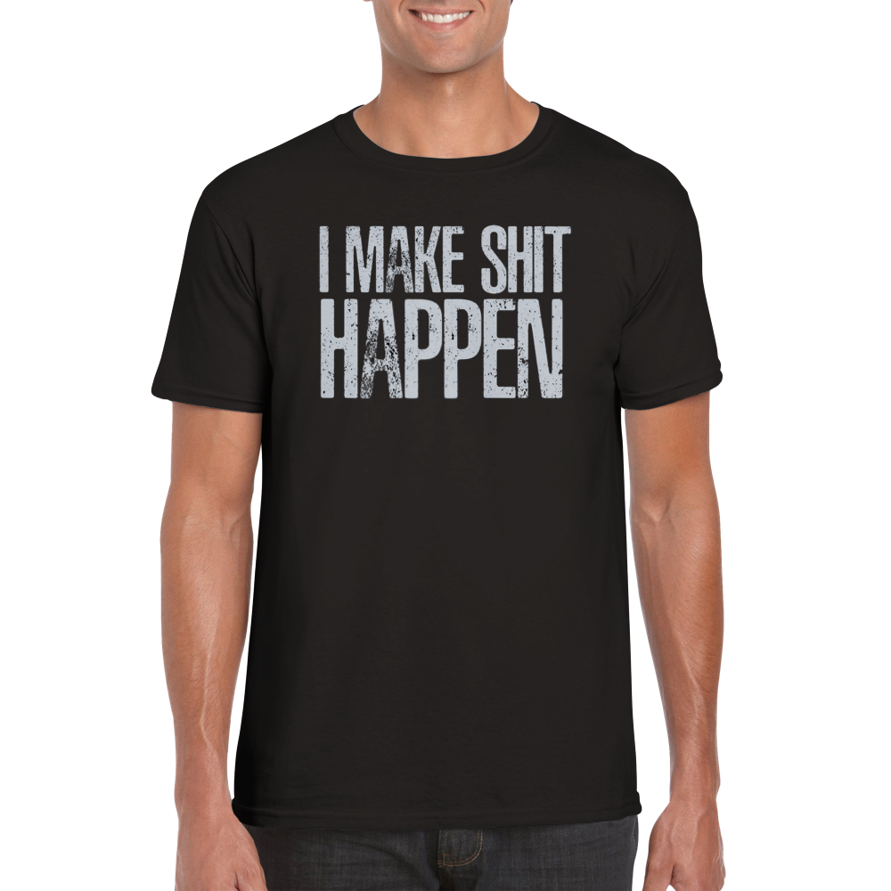 Shit happen rundhalsad t-shirt 5552