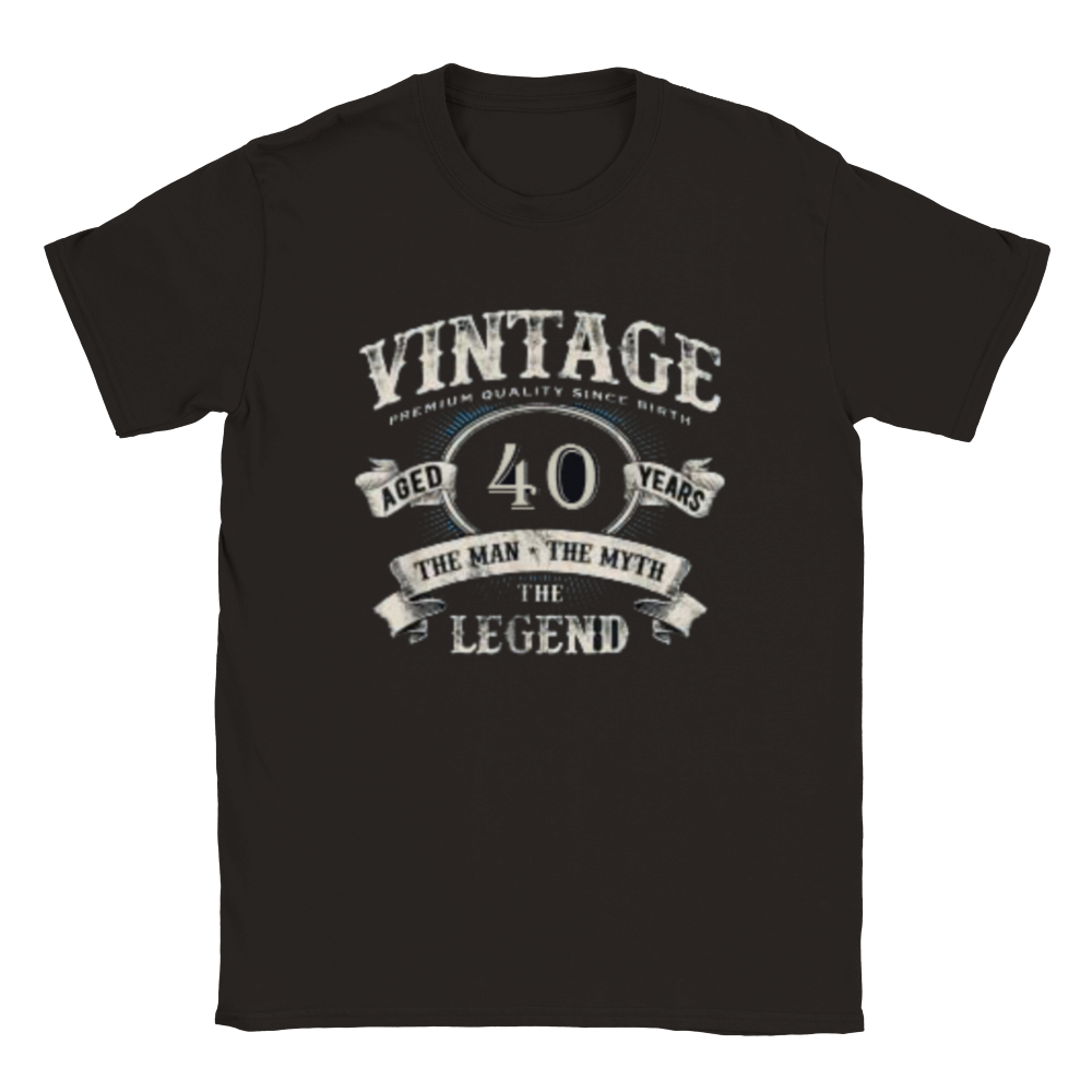 Vintage 40 years t-shirt 5326