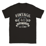 Vintage 40 years t-shirt 5326