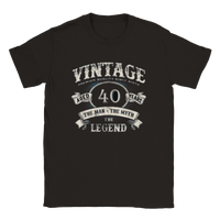 Vintage 40 years t-shirt 5326
