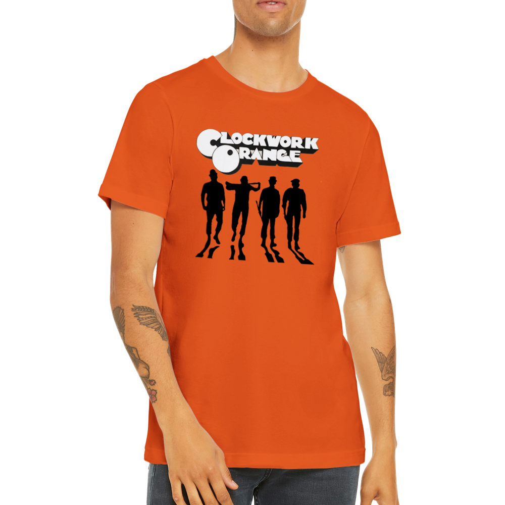 C Orange rundhalsad t-shirt 5226