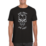 Live fast rundhalsad t-shirt 5466