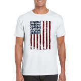 Stars stripes  rundhalsad t-shirt 5282