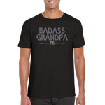 Badass Grandpa svart t-shirt 5098