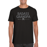 Badass Grandpa svart t-shirt 5098