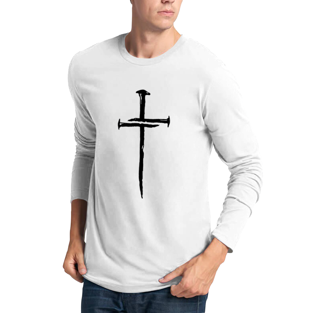 Black Cross langærmet t-shirt 5519