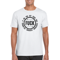 Fuck rundhalsad t-shirt 5439