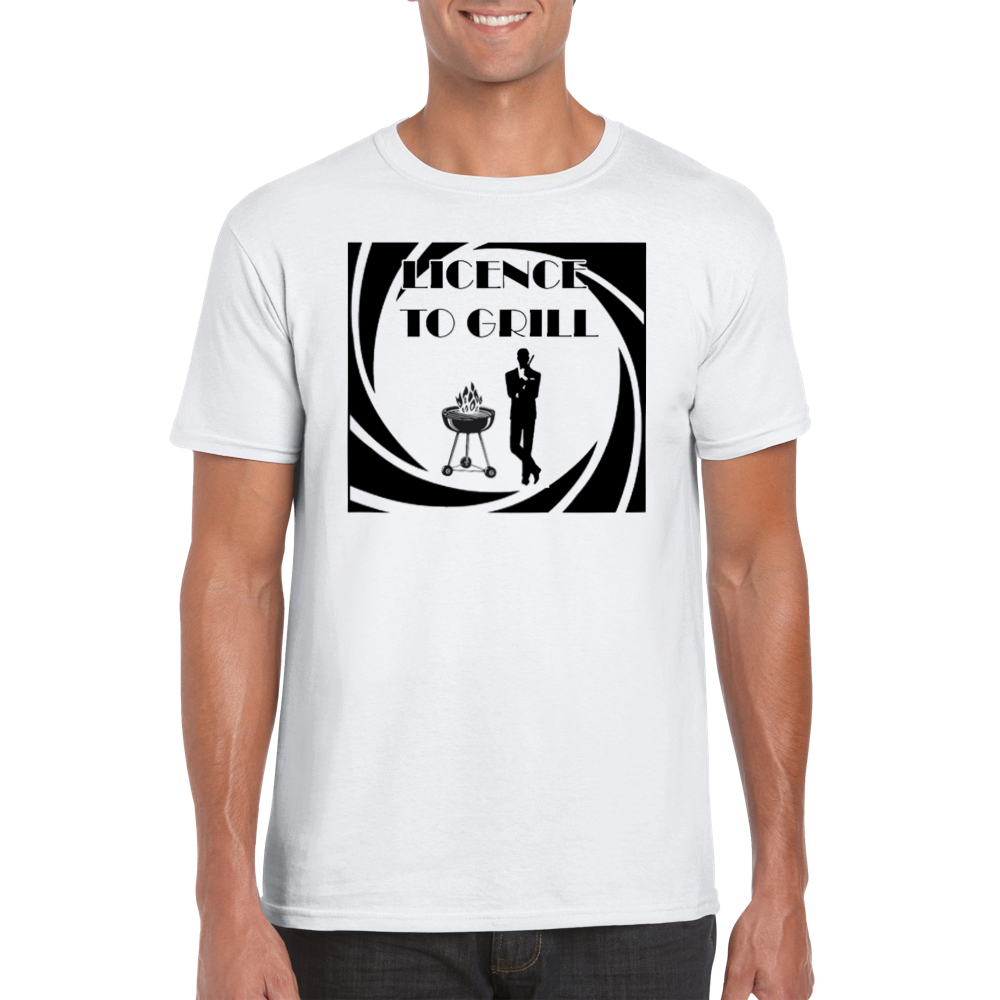 Licence to grill rundhalsad t-shirt 5441