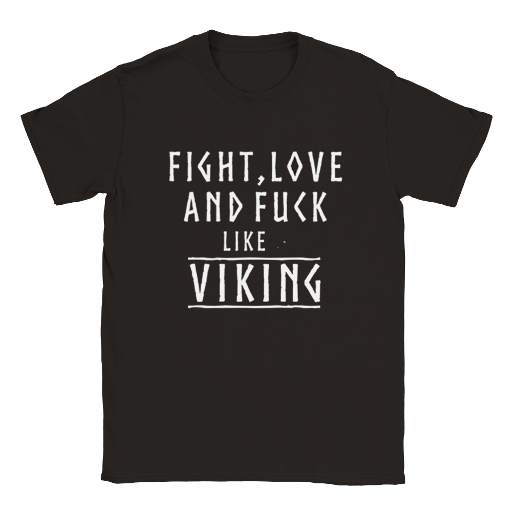 Fight svart rundhalsad t-shirt 5464