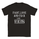 Fight svart rundhalsad t-shirt 5464