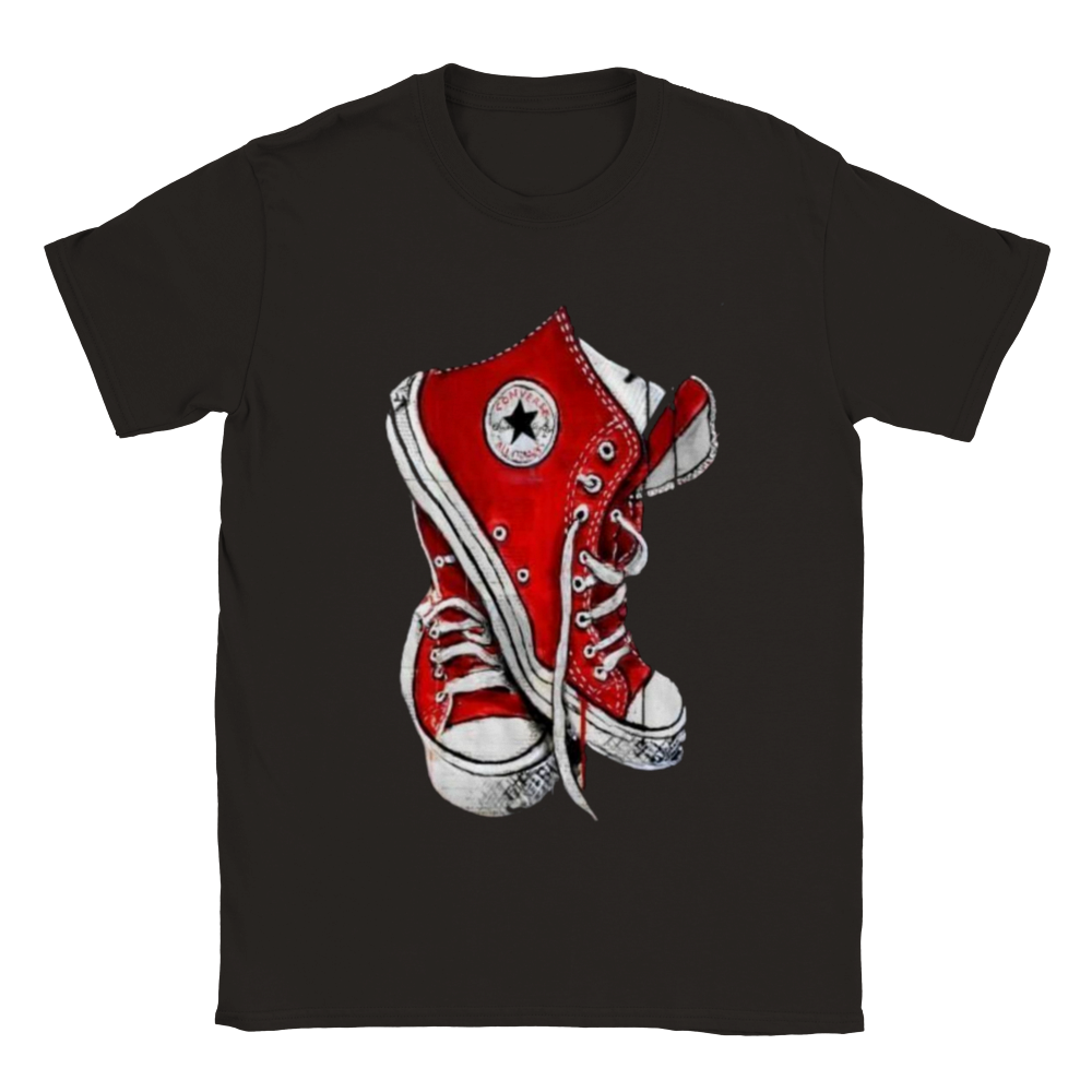 Red Con rundhalsad t-shirt 5382