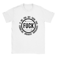 Fuck rundhalsad t-shirt 5439