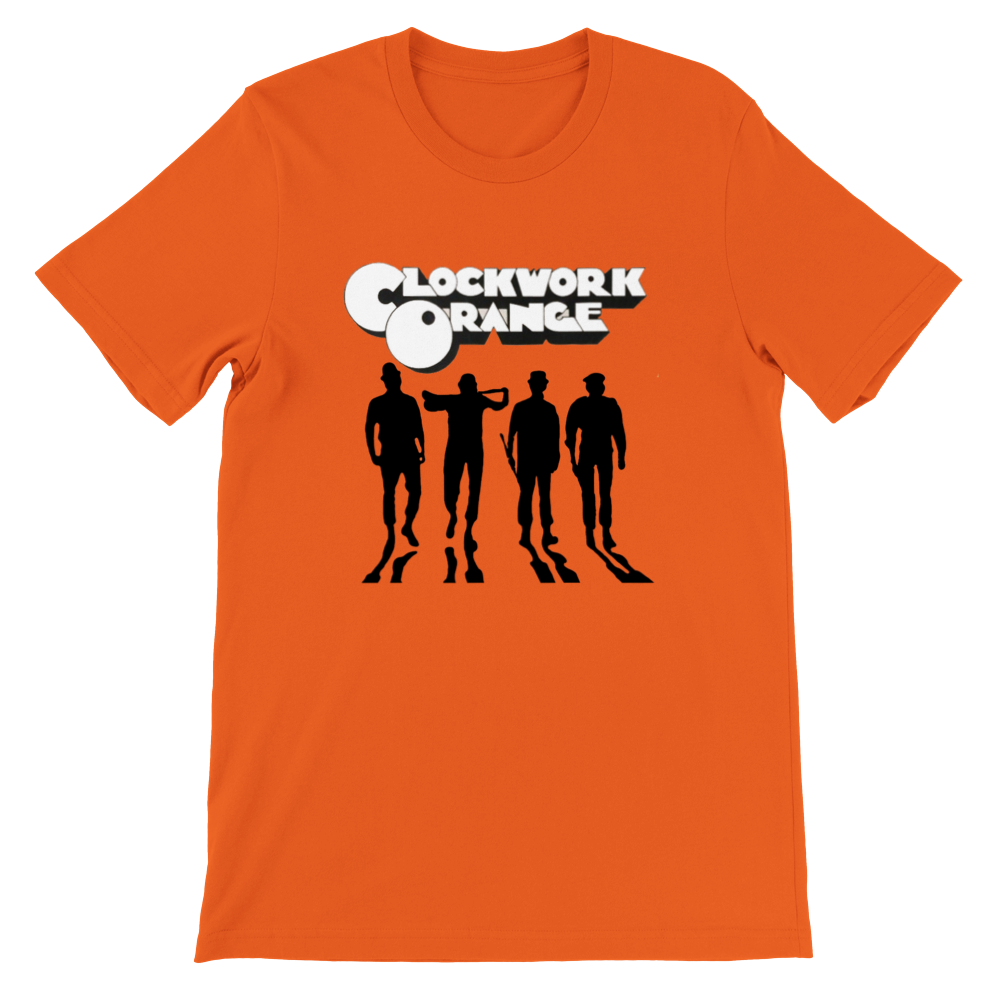 C Orange rundhalsad t-shirt 5226