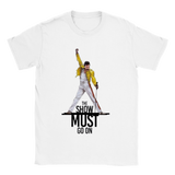 Show must go on rundhalsad t-shirt 5267