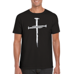 Cross Black rundhalsad t-shirt 5005