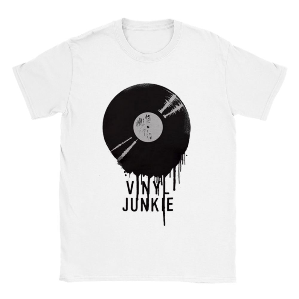 Vinyl Junkie rundhalsad t-shirt 5341