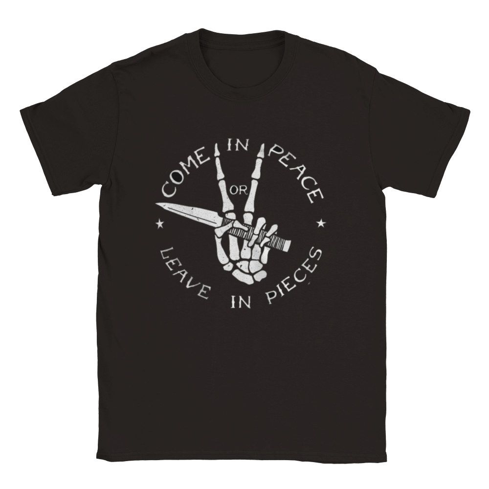 Come in peace  rundhalsad t-shirt 5405