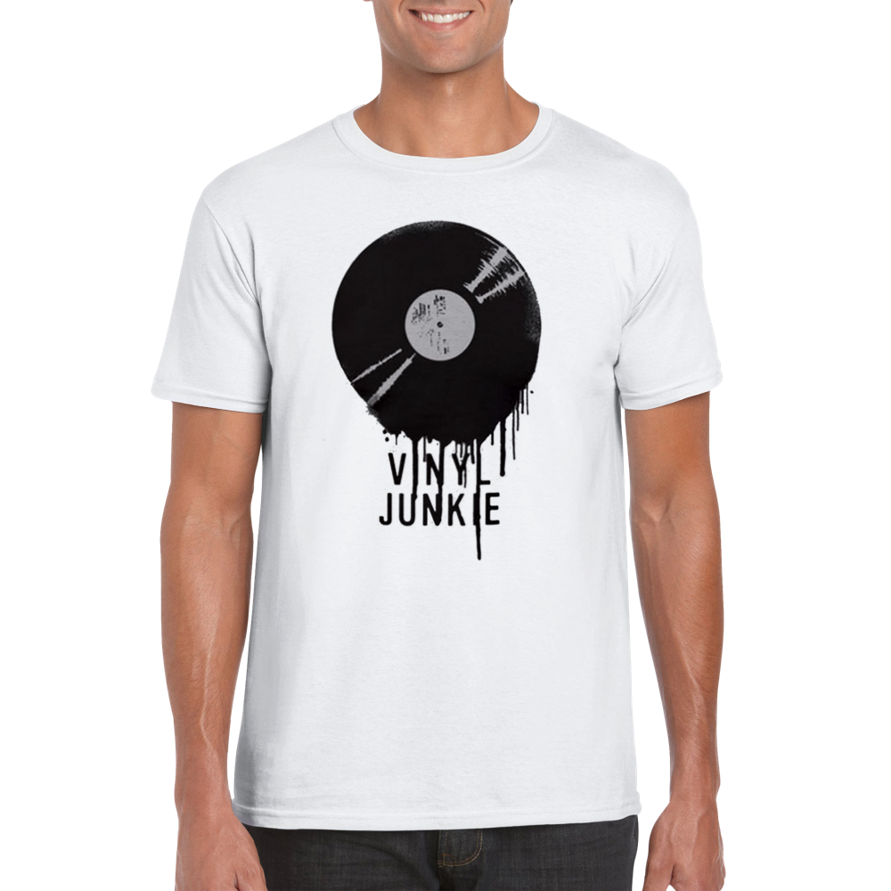 Vinyl Junkie rundhalsad t-shirt 5341