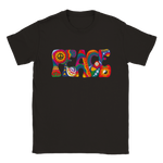 Peace rundhalsad t-shirt 5210