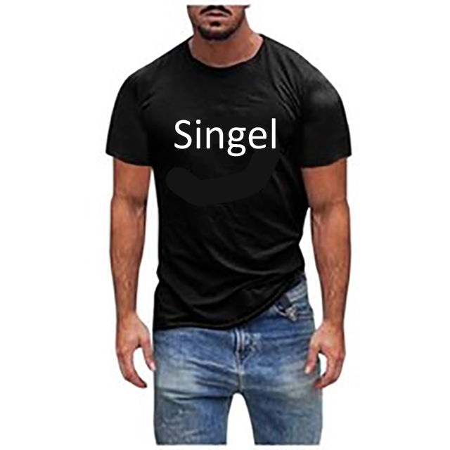 Singel rundhalsad t-shirt 5042