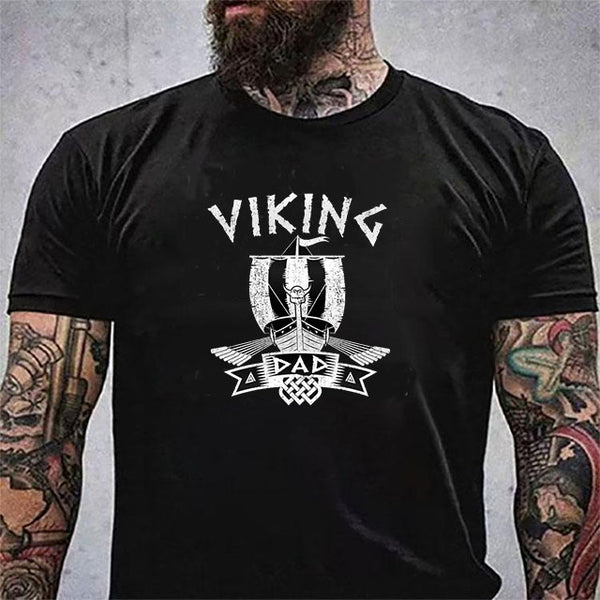 Viking Dad rundhalsad t-shirt 5022